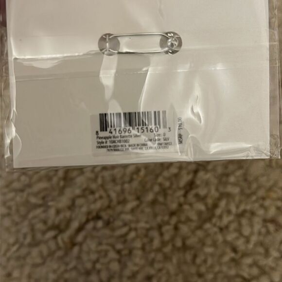 New Pura Vida Pineapple Hair Barrette - Picture 3 of 3